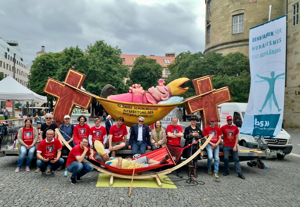 gbs auf dem Katholikentag 2022 mit Hängemattenbisch